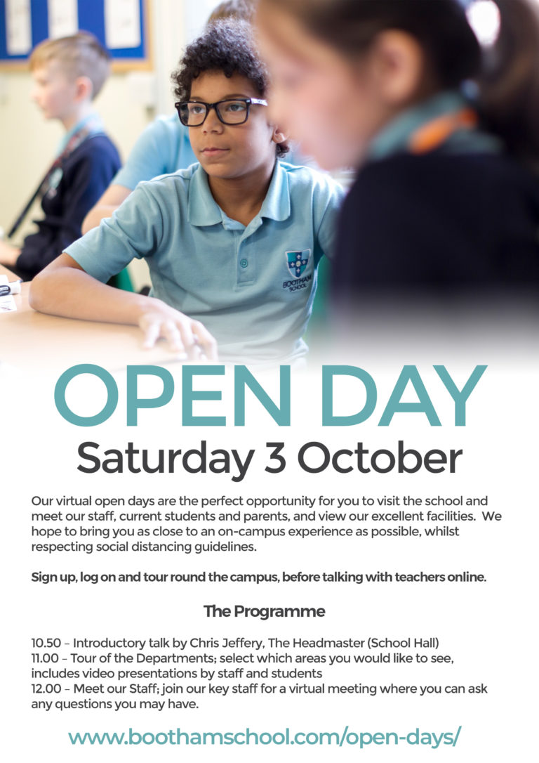 Bootham School Open Day | Elvington Church of England Primary School