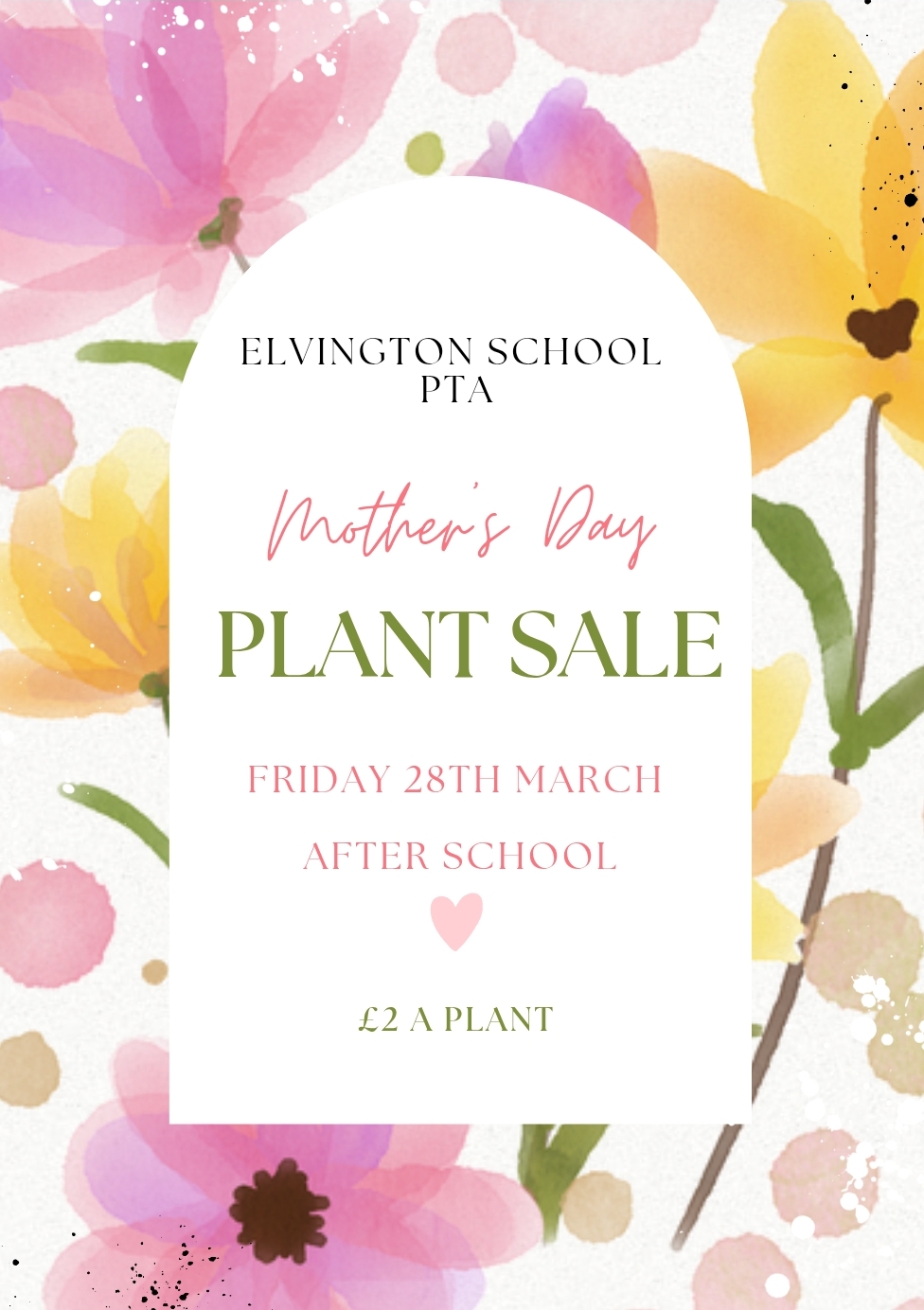 Mother's Day Plant Sale